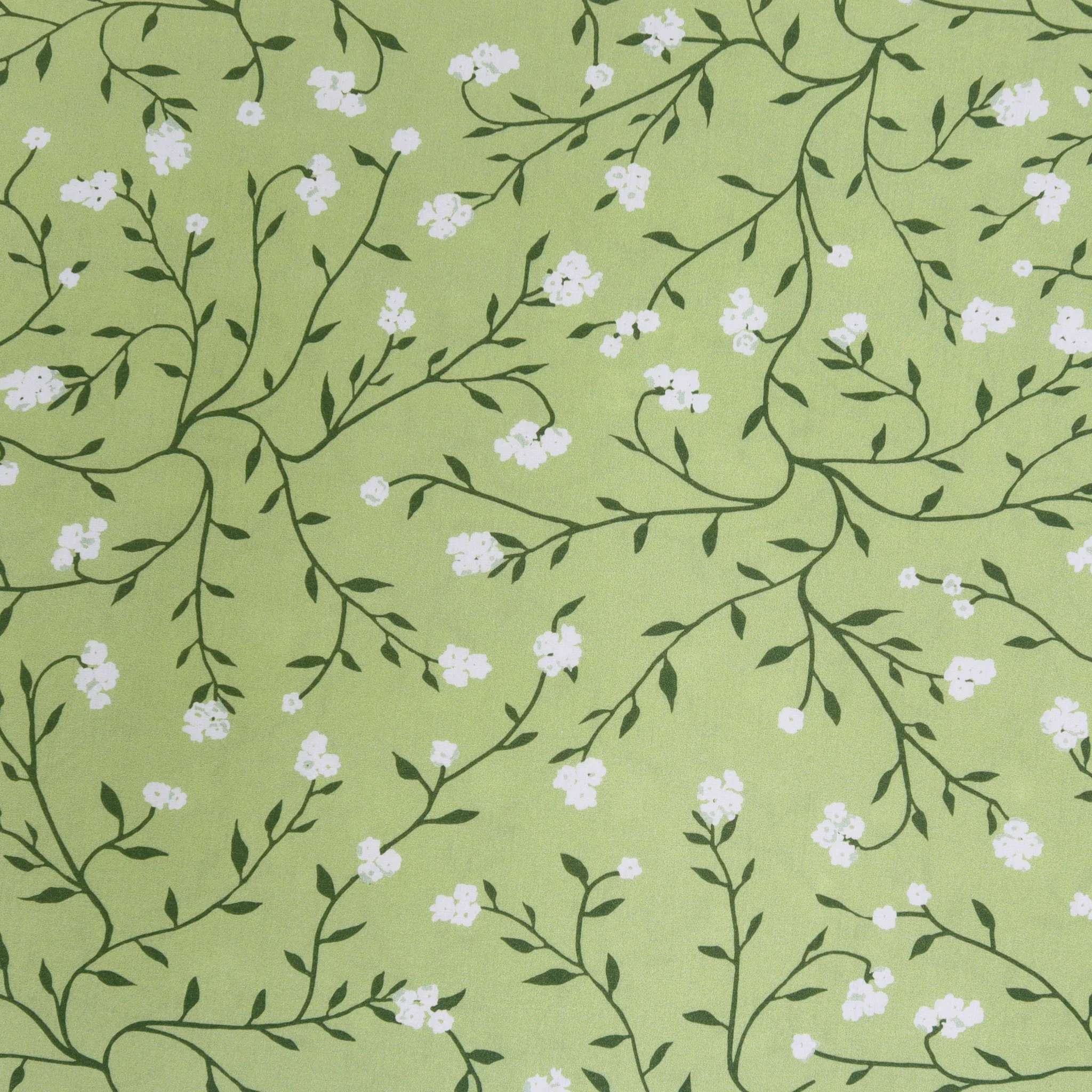 Plentiful Fabric Collection - Dancing Florets Sage