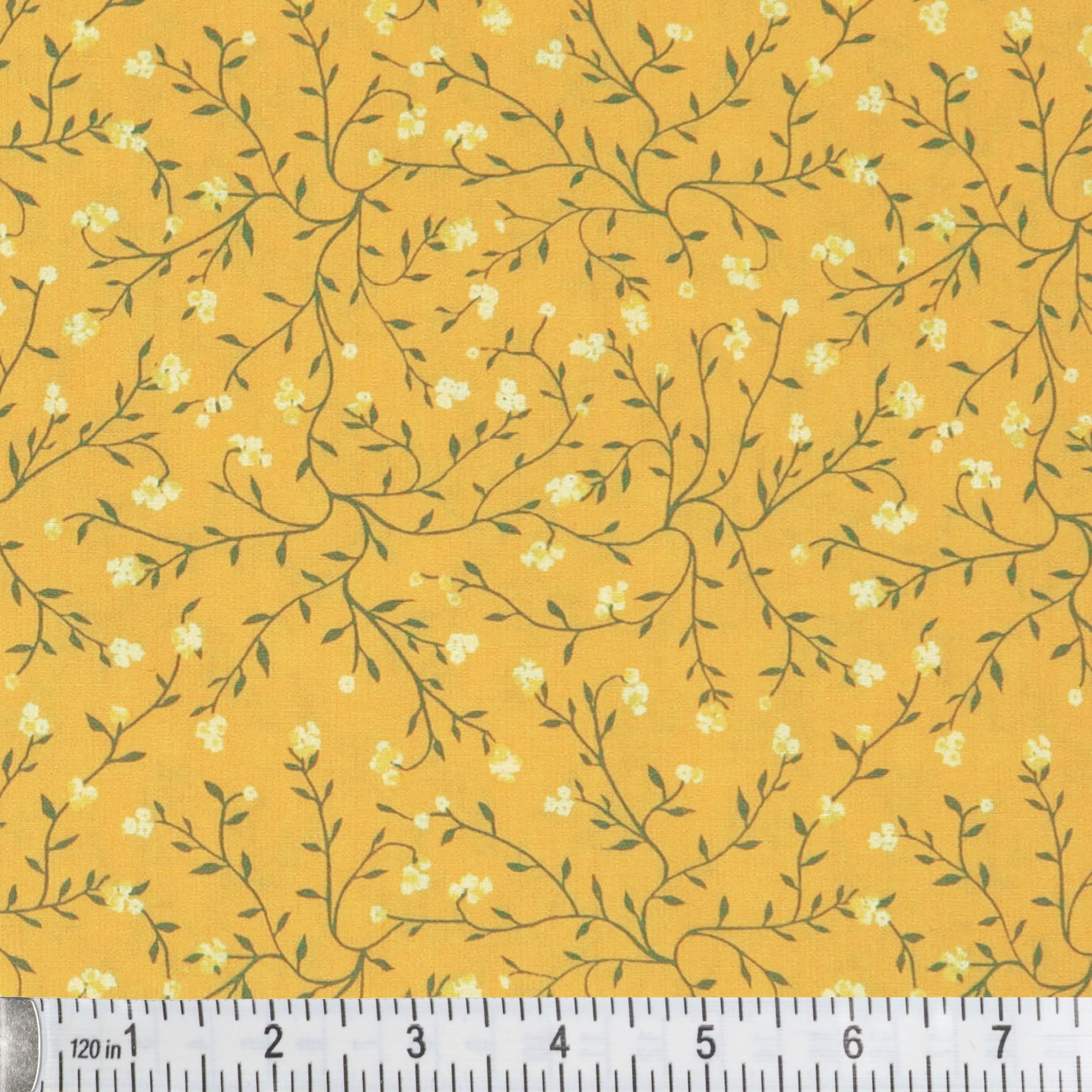 Plentiful Fabric Collection - Dancing Florets Solar - Image 2