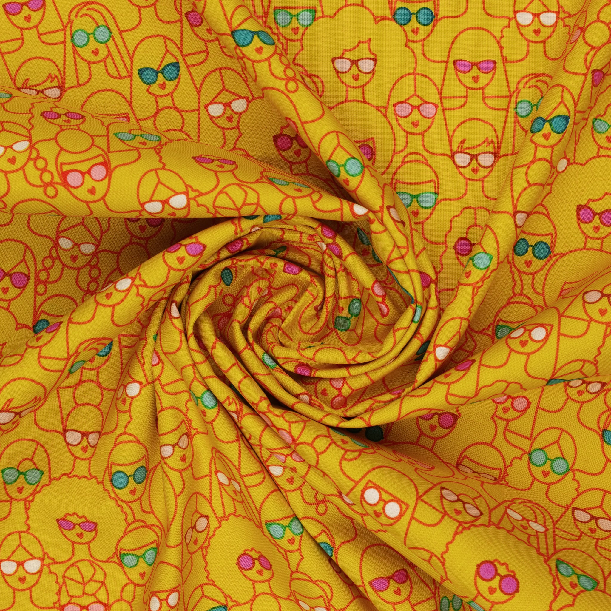 Poolside Too Fabric Collection - Shine Girl, Shine Golden Hour - Image 2