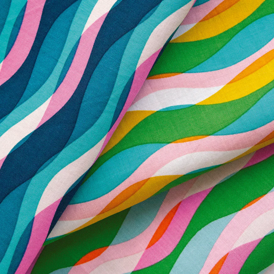 Poolside Too Fabric Collection - Poolside Waves Tropic - Image 5