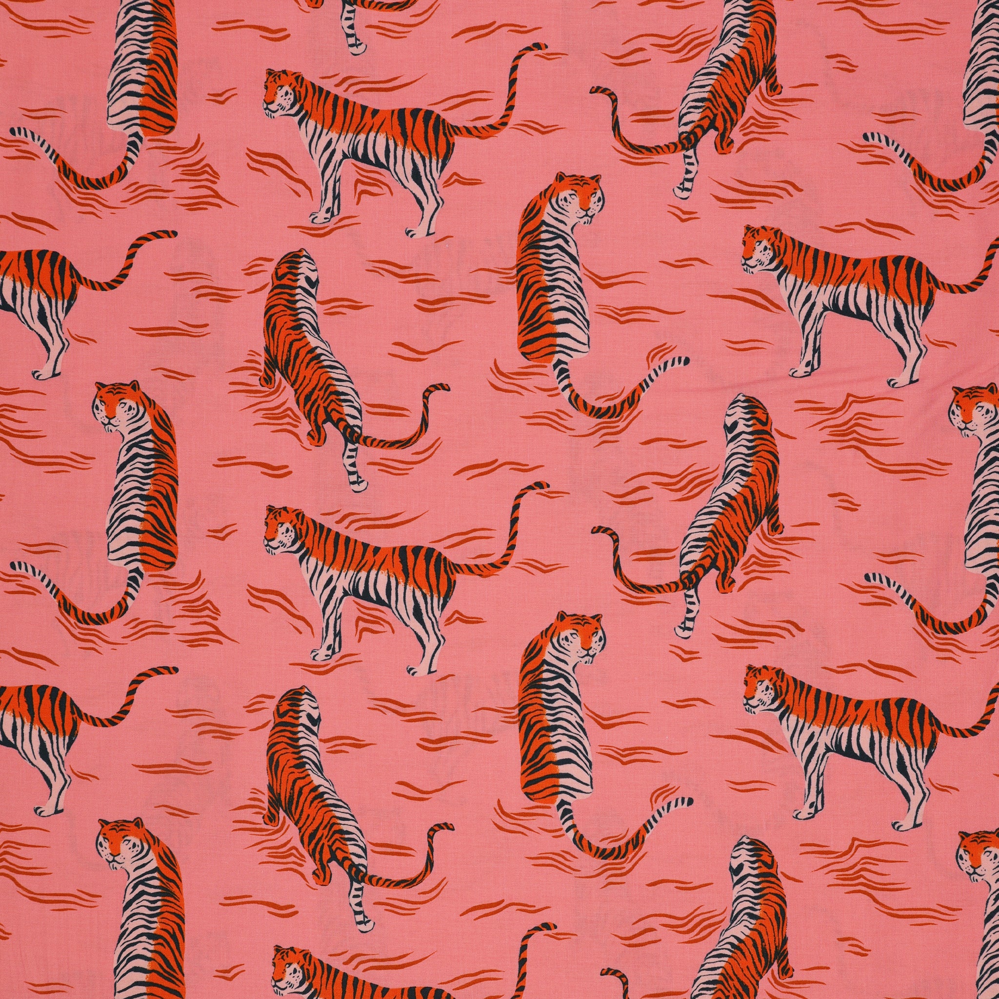 Poolside Too Fabric Collection - Tigress Sorbet
