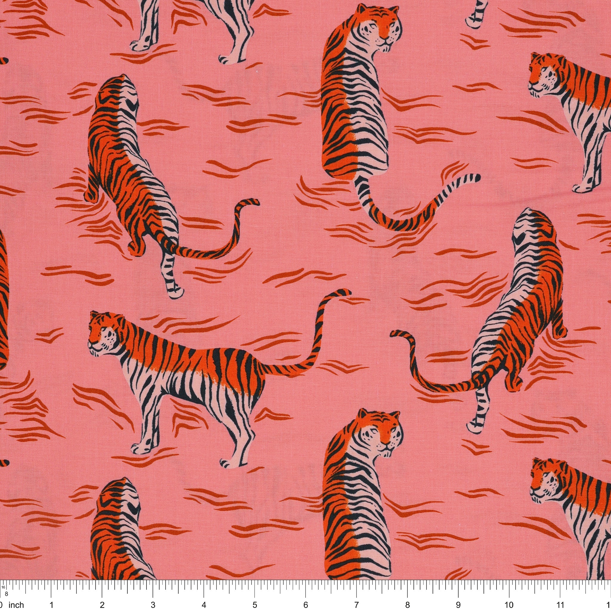 Poolside Too Fabric Collection - Tigress Sorbet - Image 3