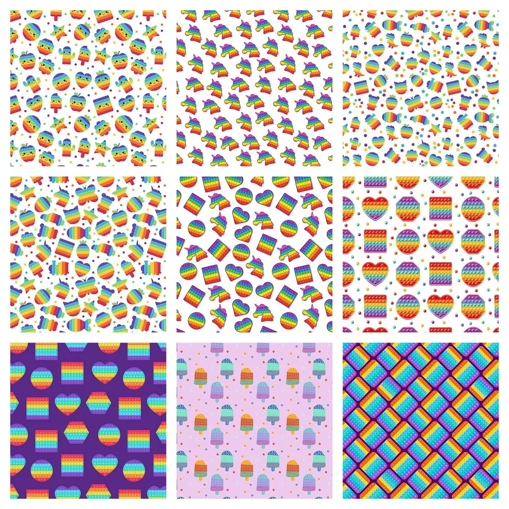 Pop-it Fabric Collection - 1 Yard Bundle