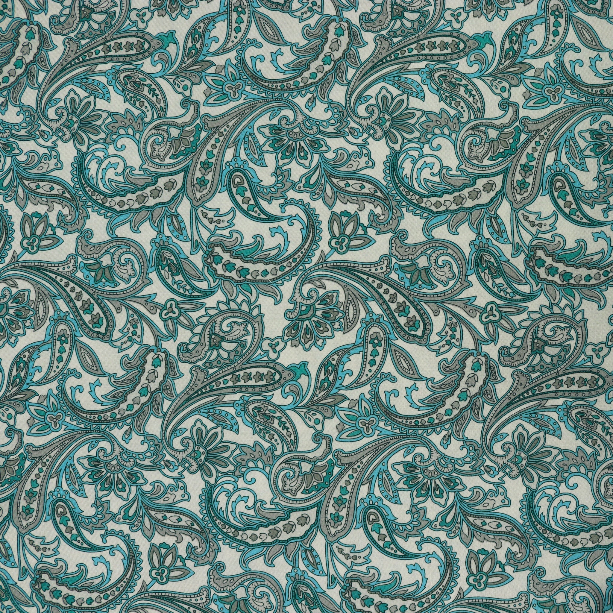 Porch Swing Fabric Collection - Bandana Rama Turquoise