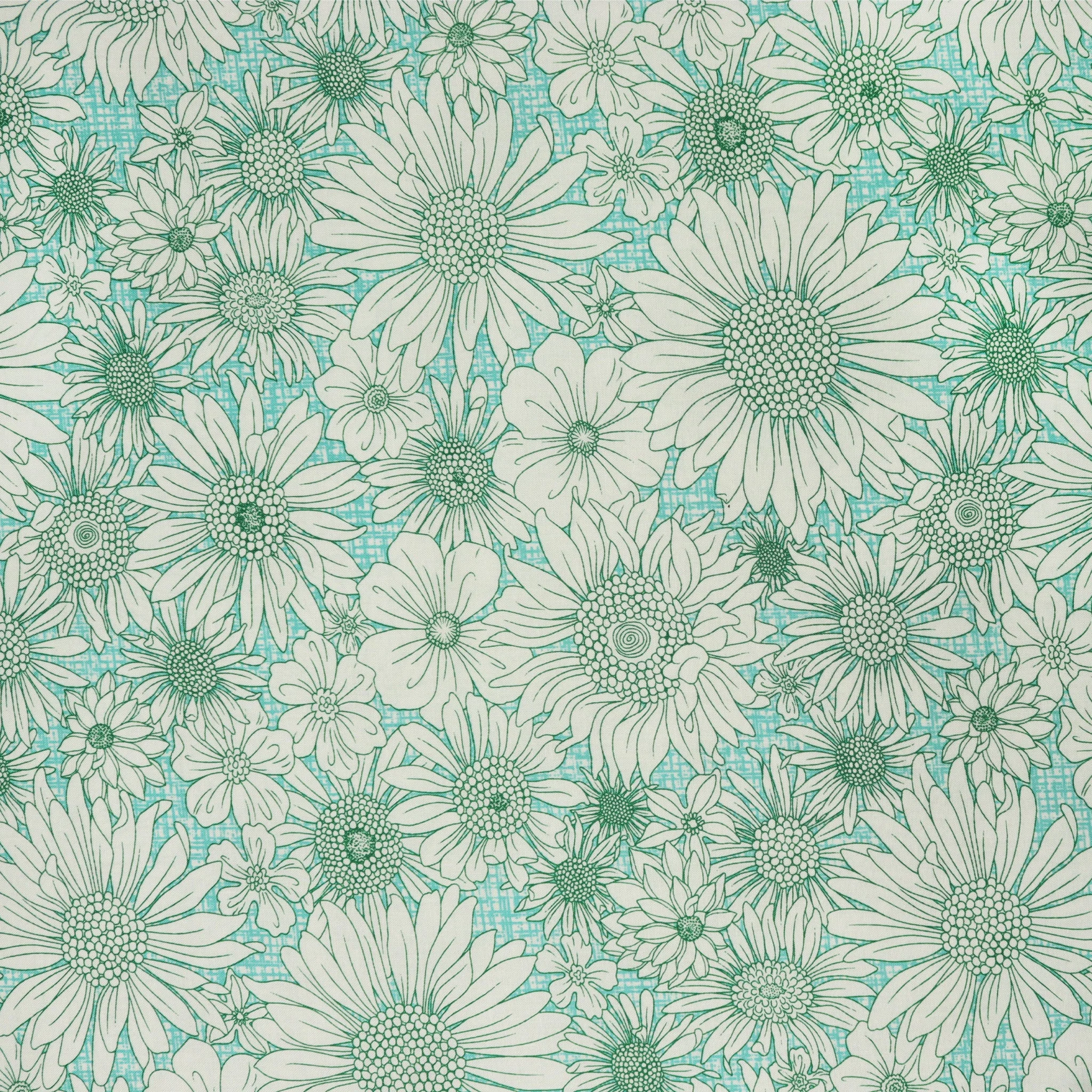 Porch Swing Fabric Collection - Upsy Daisy Mint