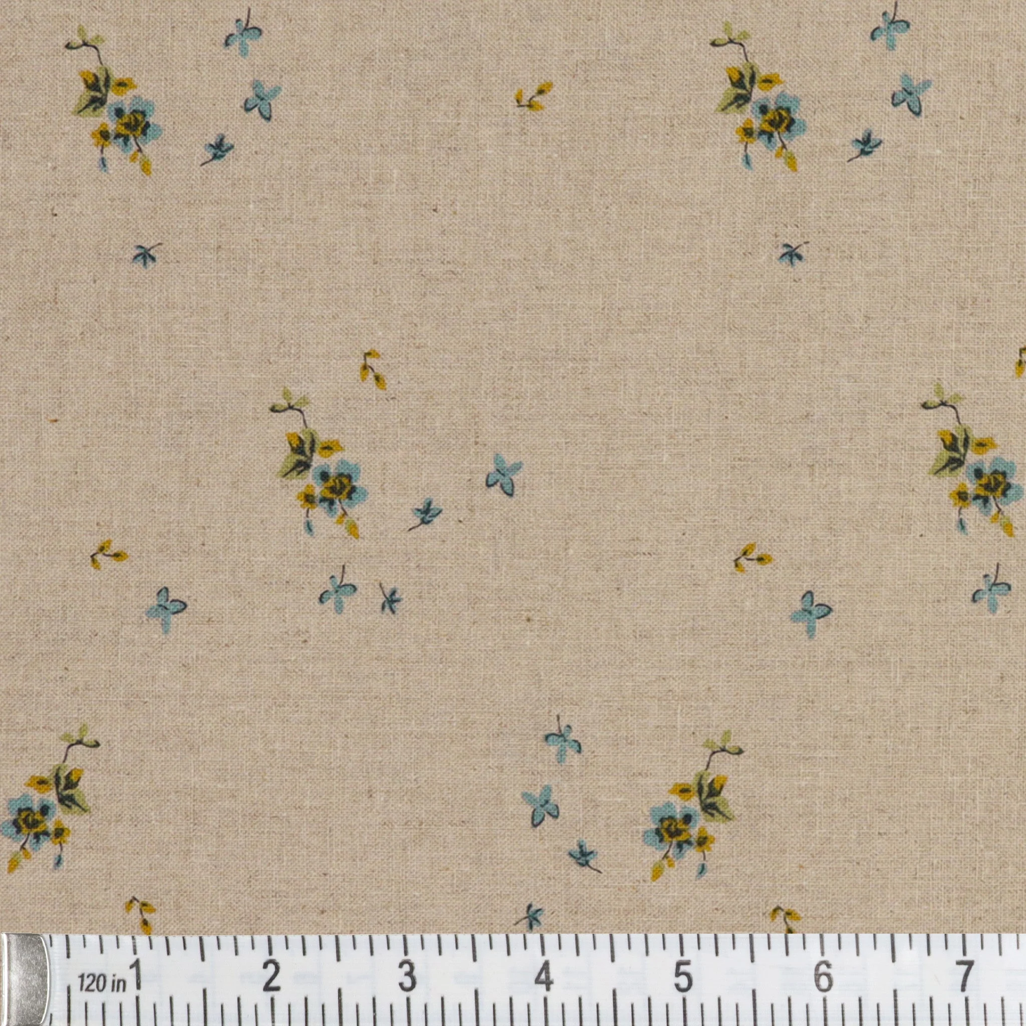 Potager Fabric Collection - Delicate Balance Raw in Linen Blend - Image 2