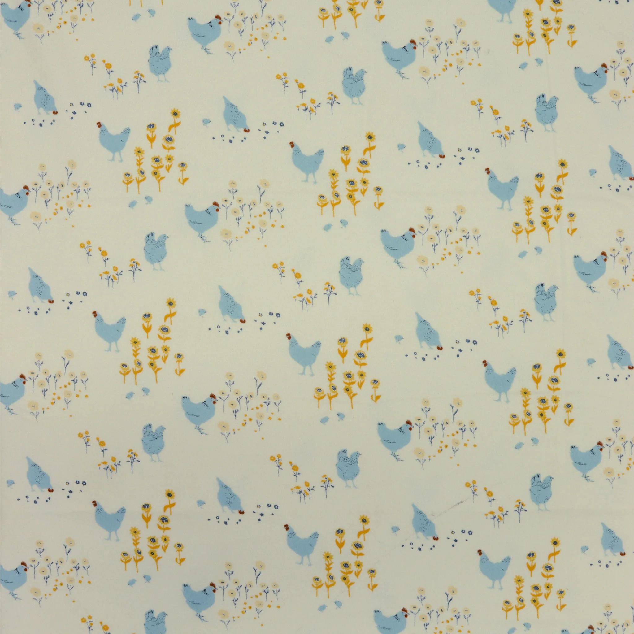 Potager Fabric Collection - Hens and Chicks in Flannel