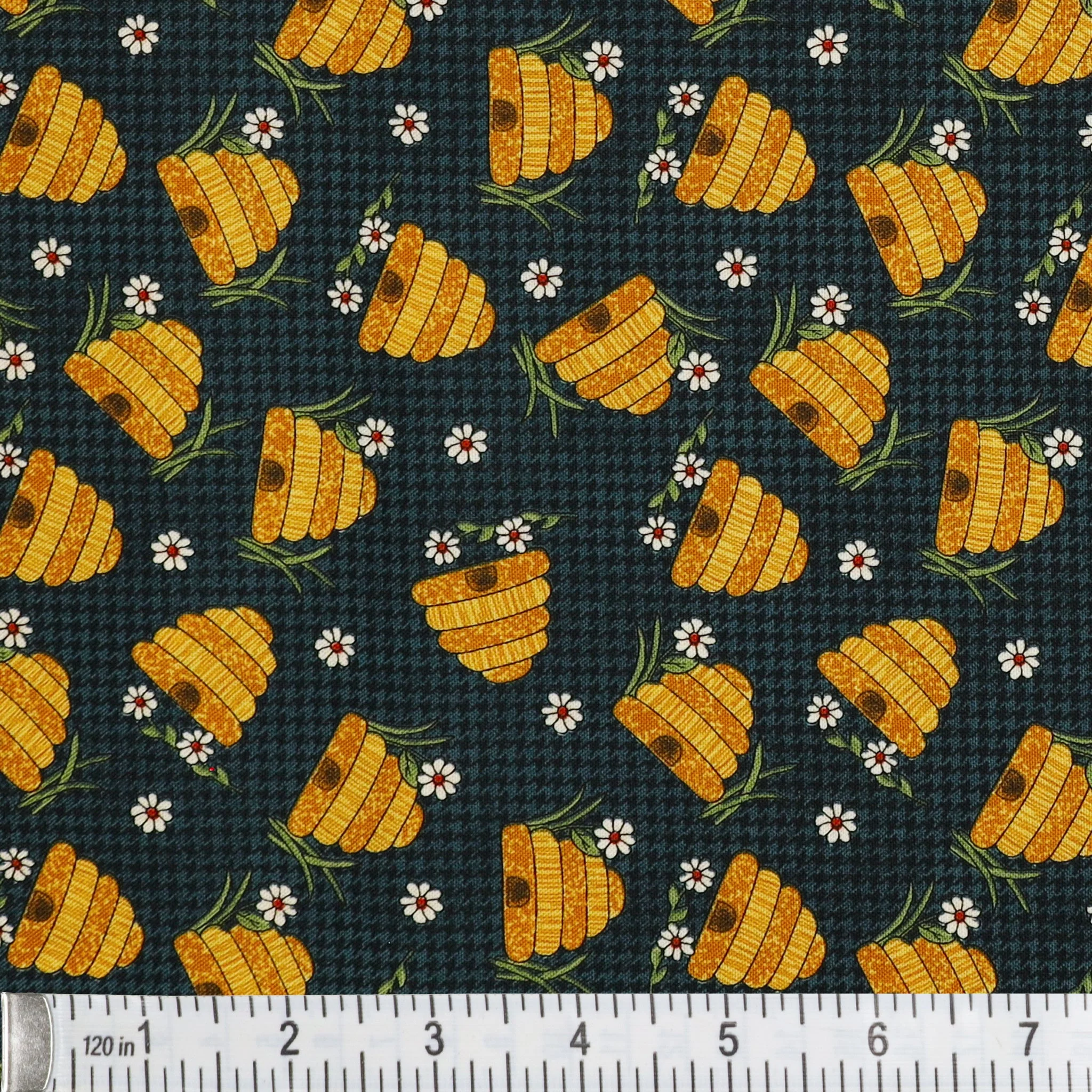 Prairie Chicks Fabric Collection - Hive Dark Blue - Image 3