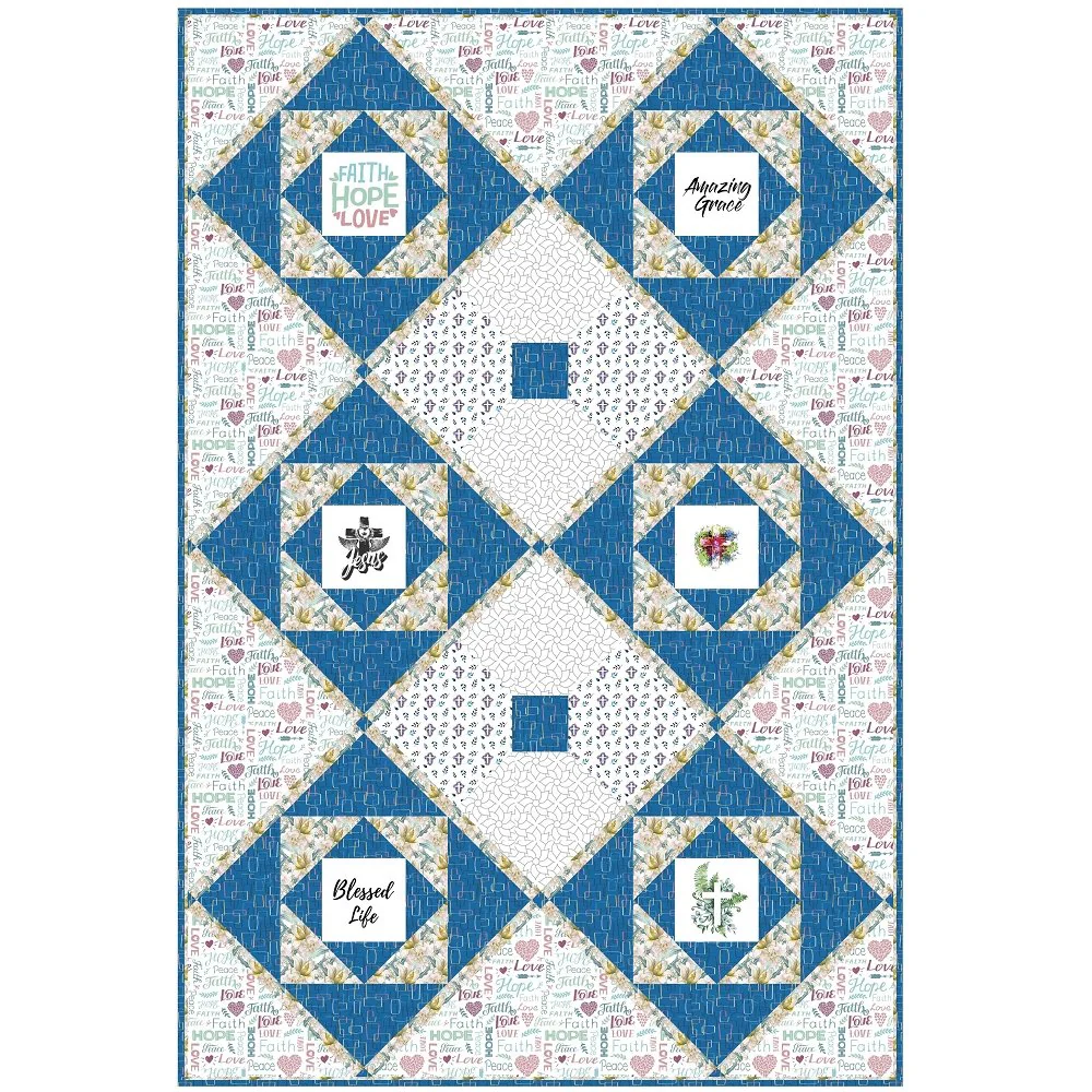 Praise Quilt Kit - 55” x 80”