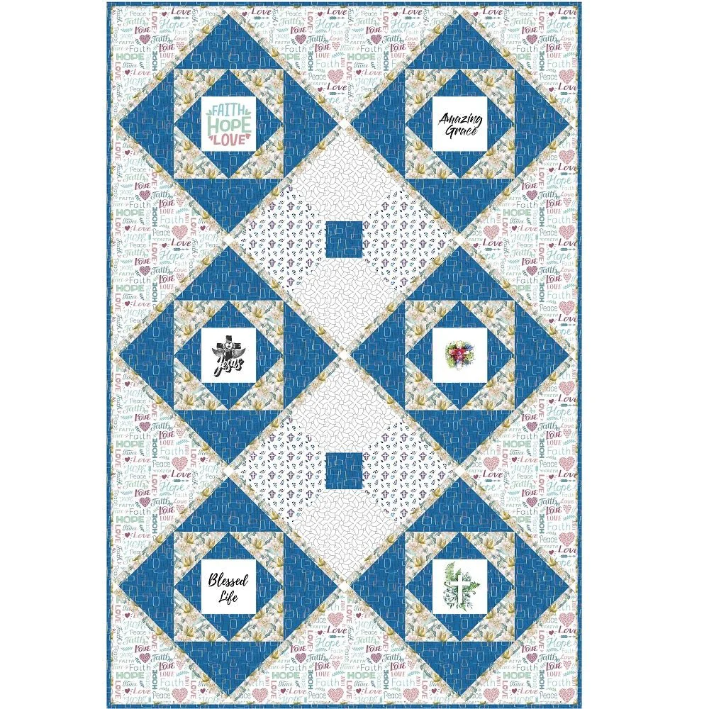 Praise Quilt Kit - 55” x 80” - Image 2