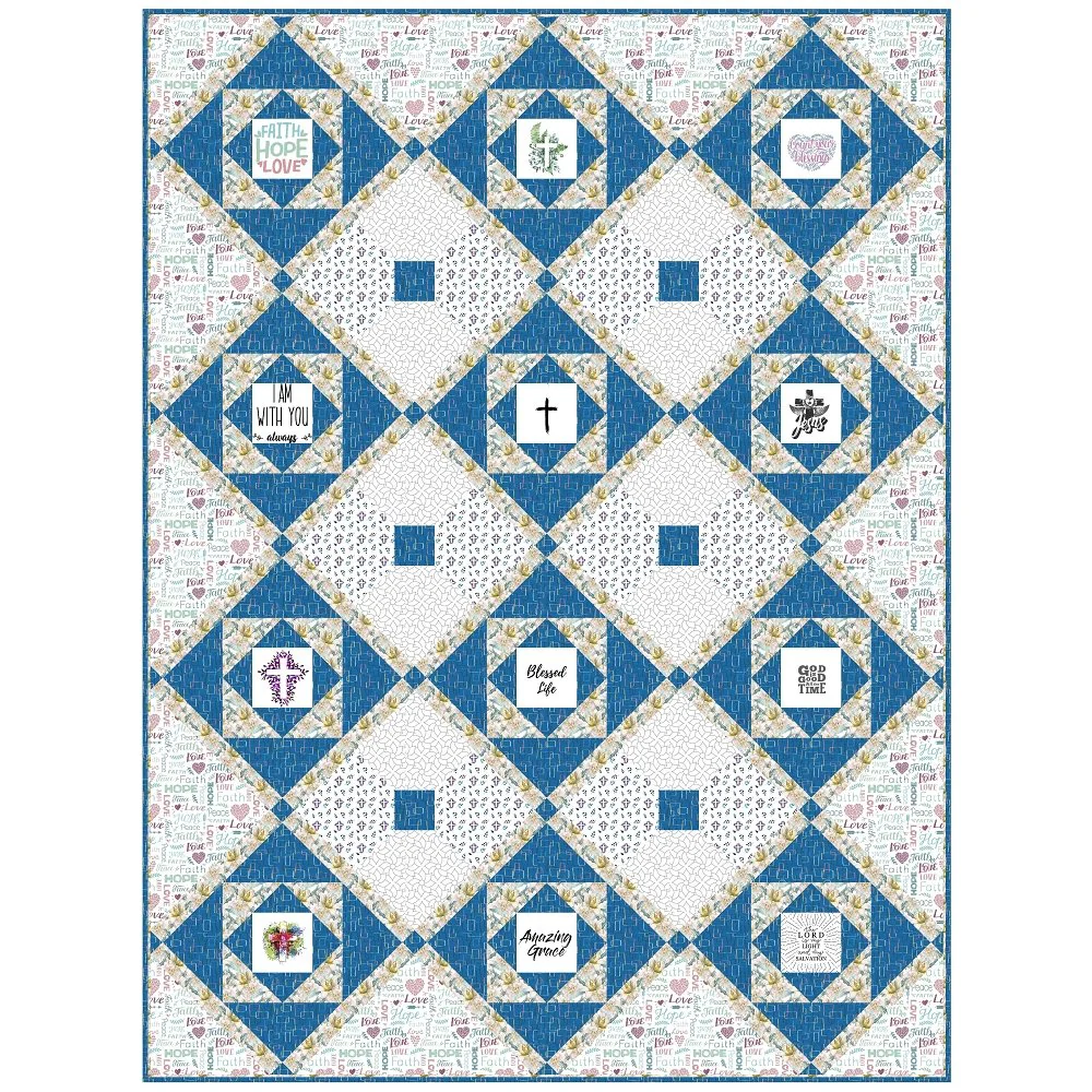 Praise Quilt Kit - 81” x 108”