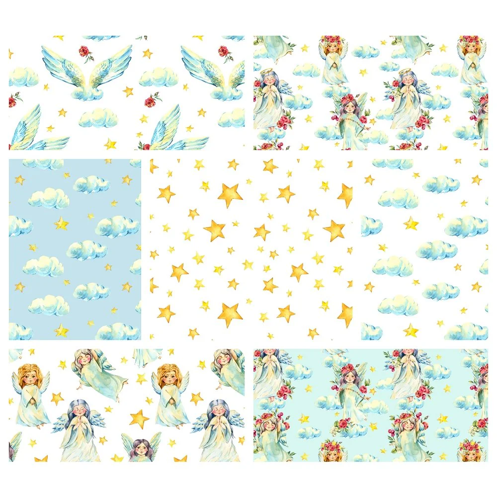 Precious Angels Fat Quarter Bundle - 14 Pieces