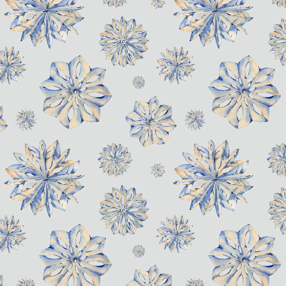 Precious Snowflakes Fabric