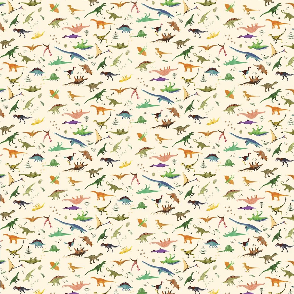Prehistoric Dinosaur Fabric