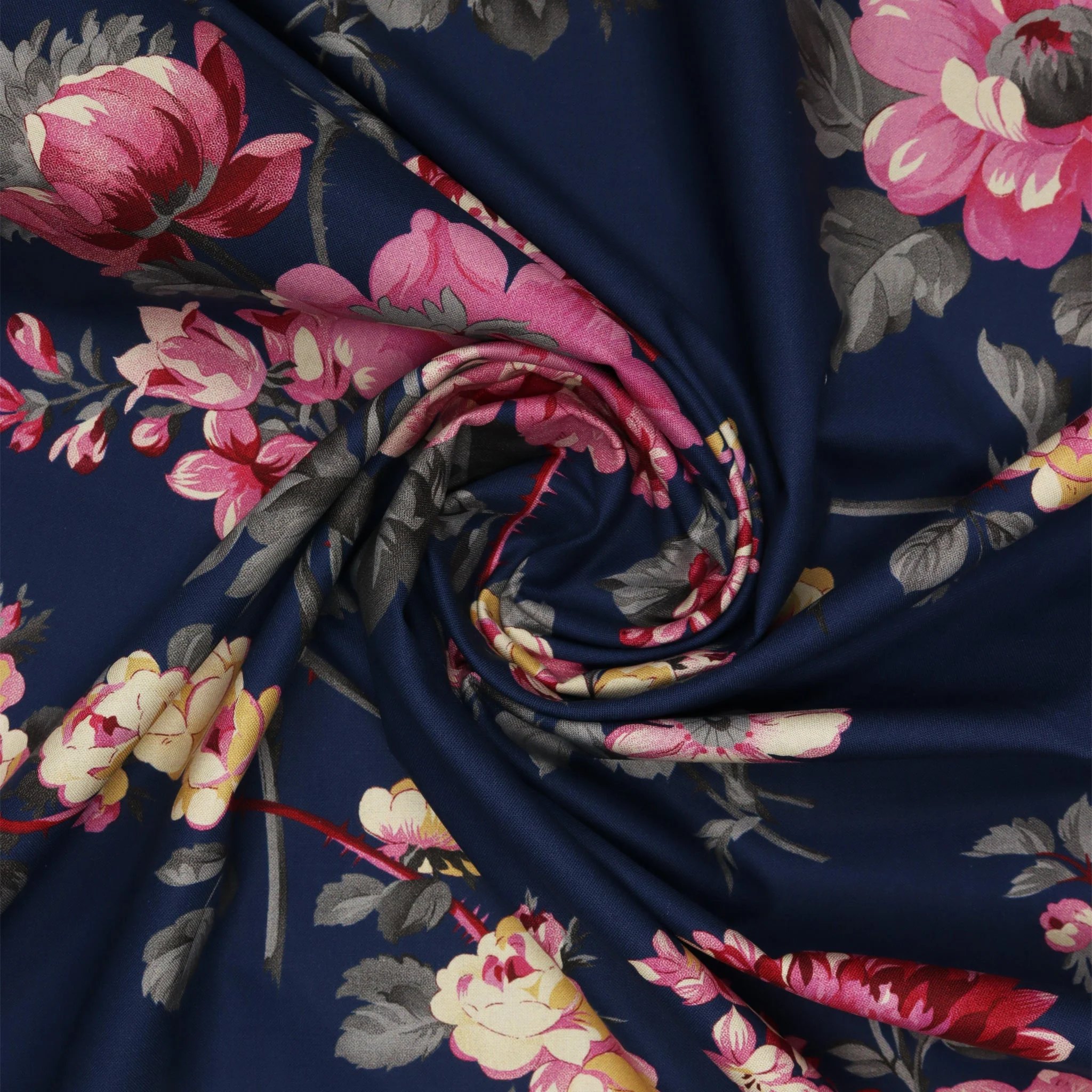 Promise Me 108" Quilt Backing - Rose Garden Sapphire - Image 2