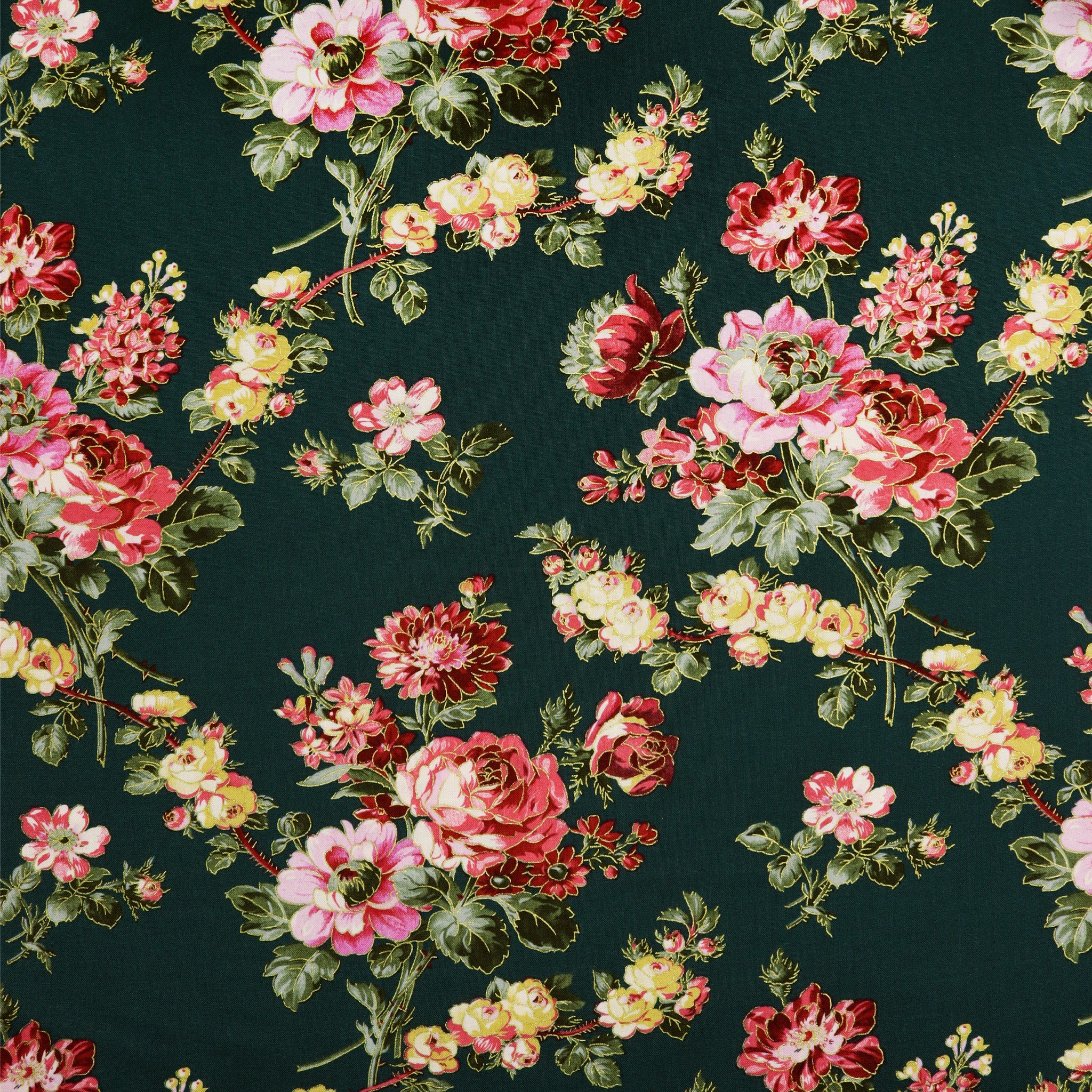 Promise Me Fabric Collection - Grandiflora Peacock