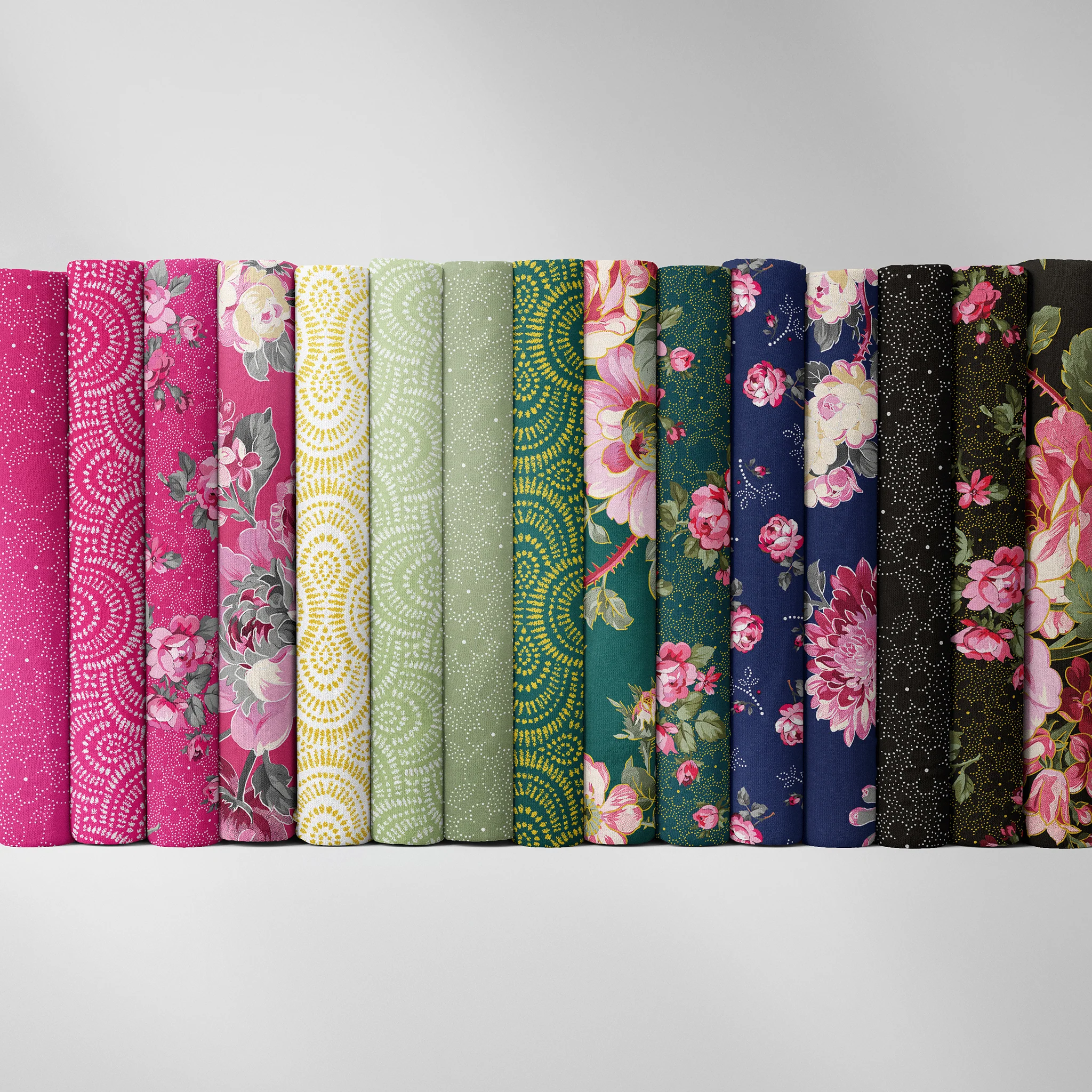 Promise Me Fabric Collection - Pathways Peacock - Image 6