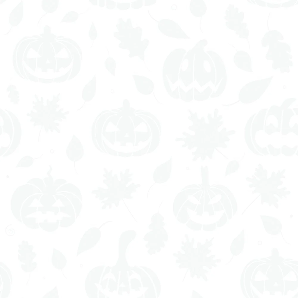 Pumpkin & Leaf Silhouettes Tone on Tone Fabric