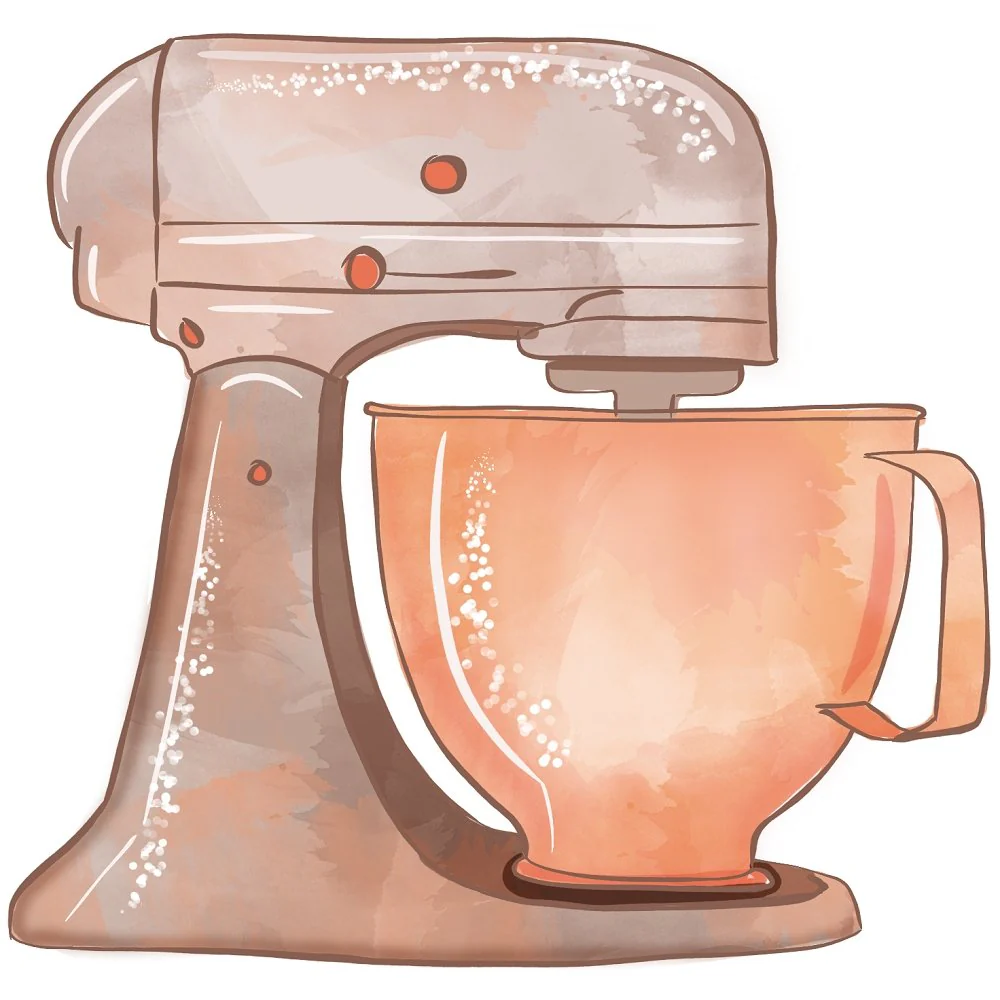 Pumpkin Pie Mixer Fabric Panel