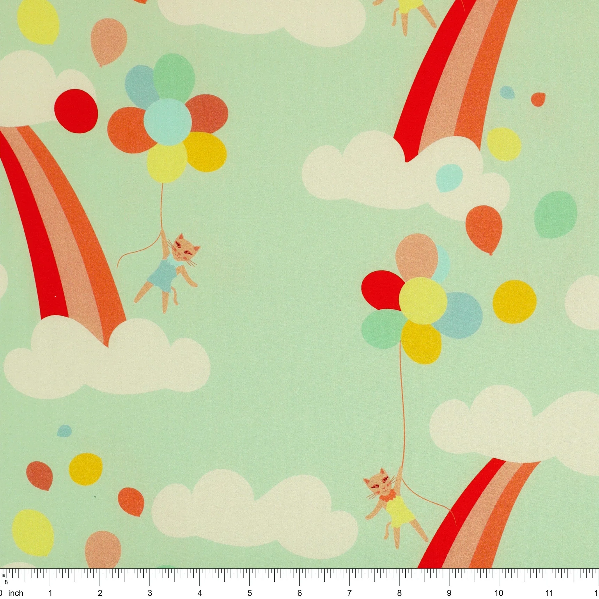 Purr Parade Fabric Collection - Meow In The Clouds - Image 3