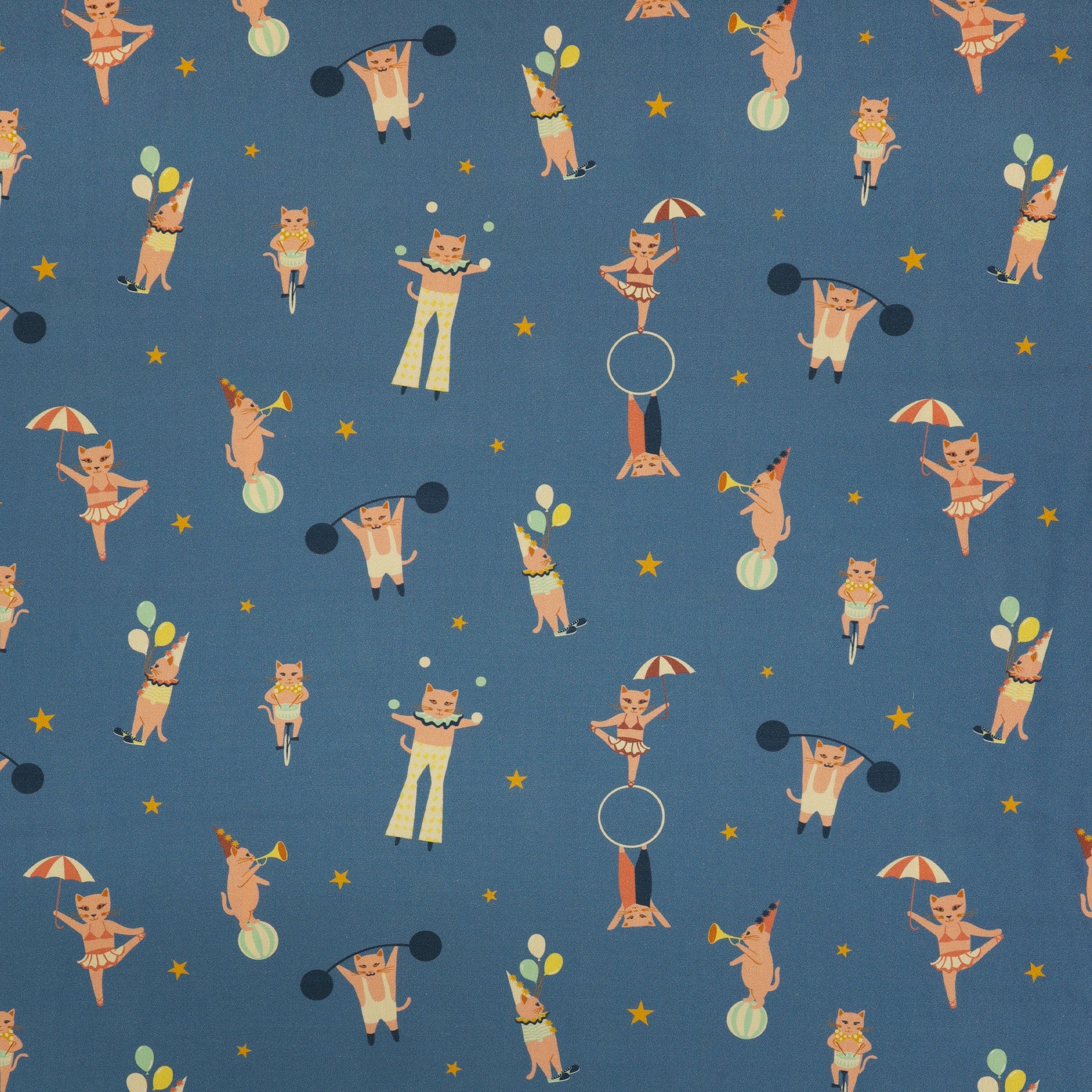 Purr Parade Fabric Collection - Purrfect Performers Cool