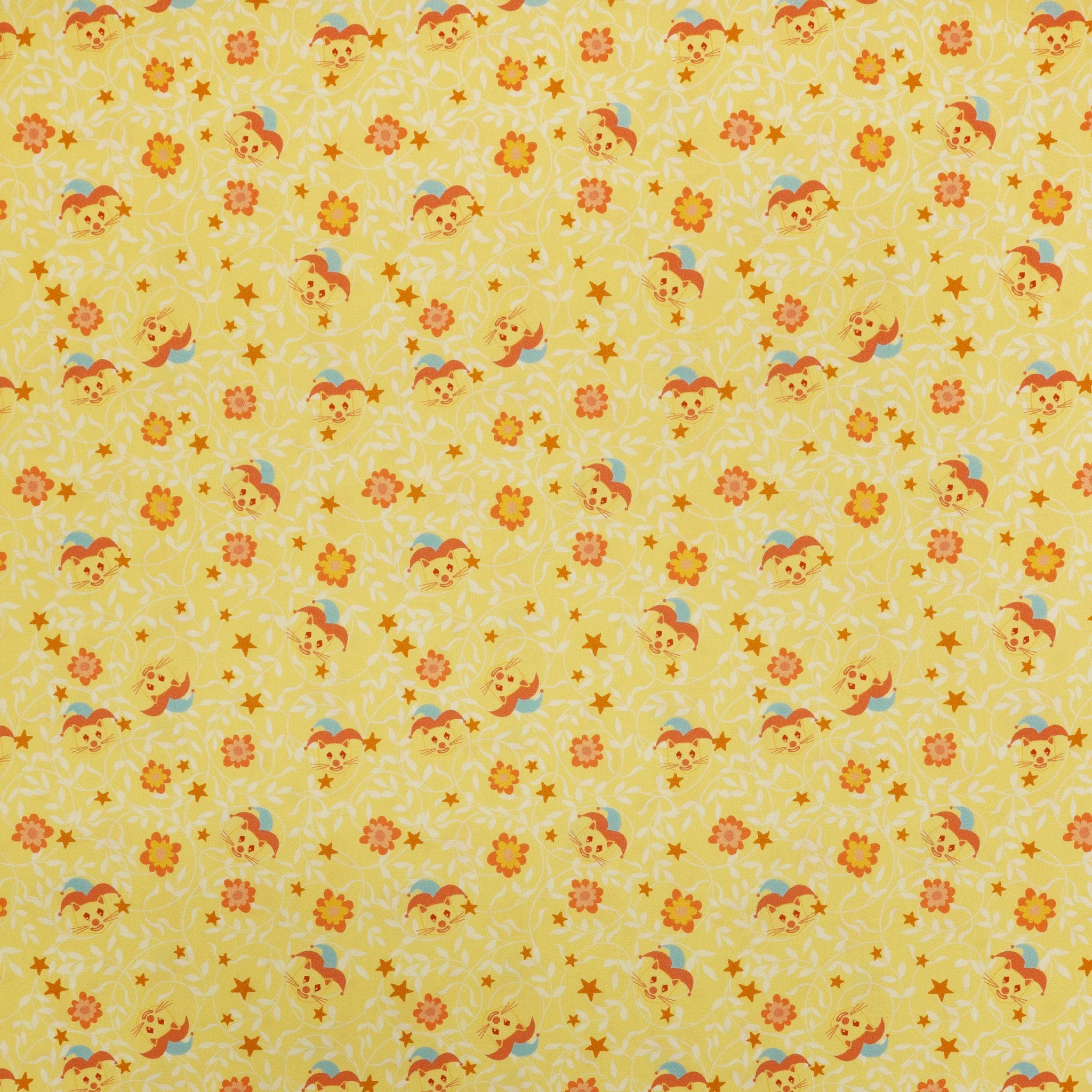Purr Parade Fabric Collection - Purrfectly Clownish Sun