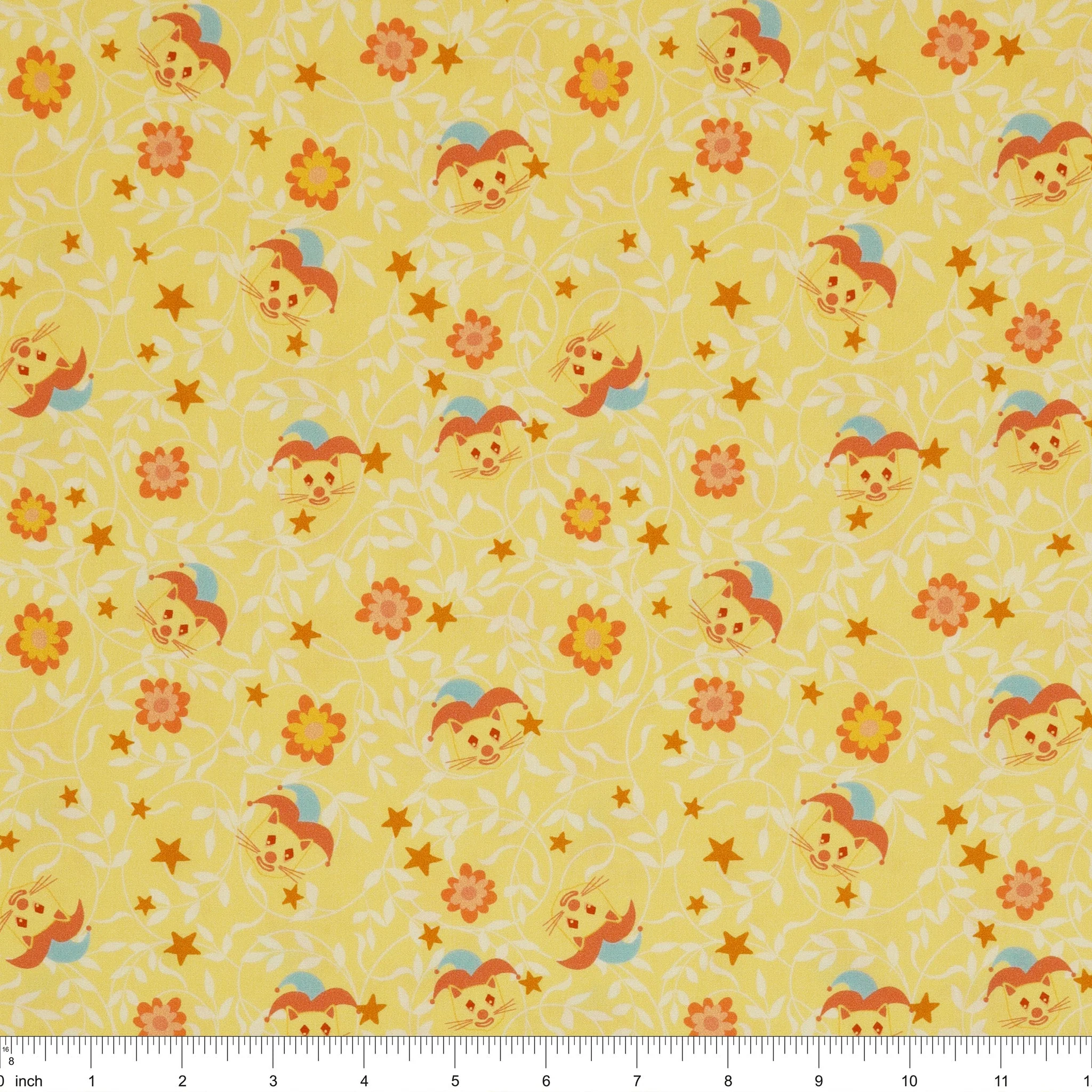 Purr Parade Fabric Collection - Purrfectly Clownish Sun - Image 3