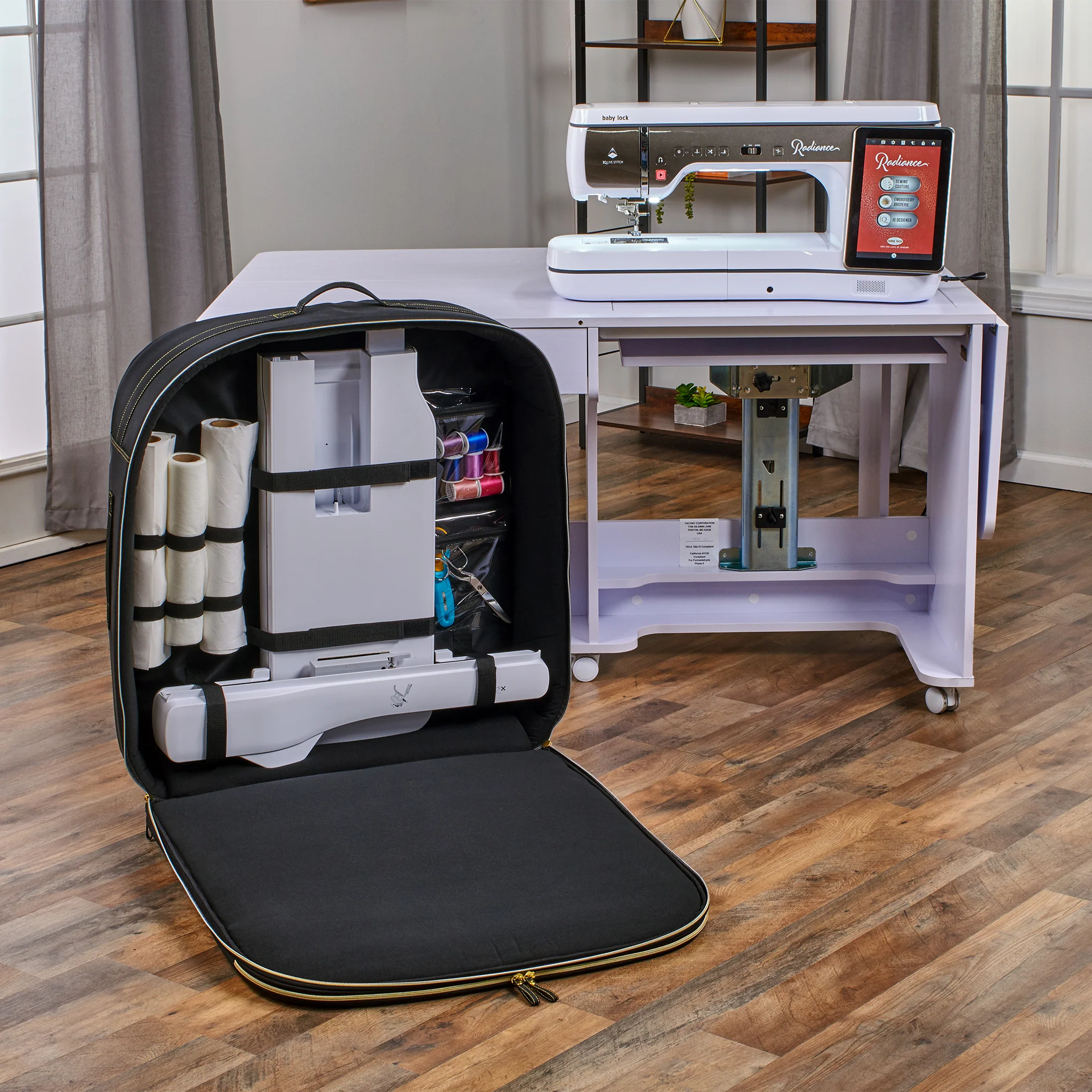 Quilted Embroidery Unit Trolley, Babylock #BLRAEMBT-QLT - Image 4
