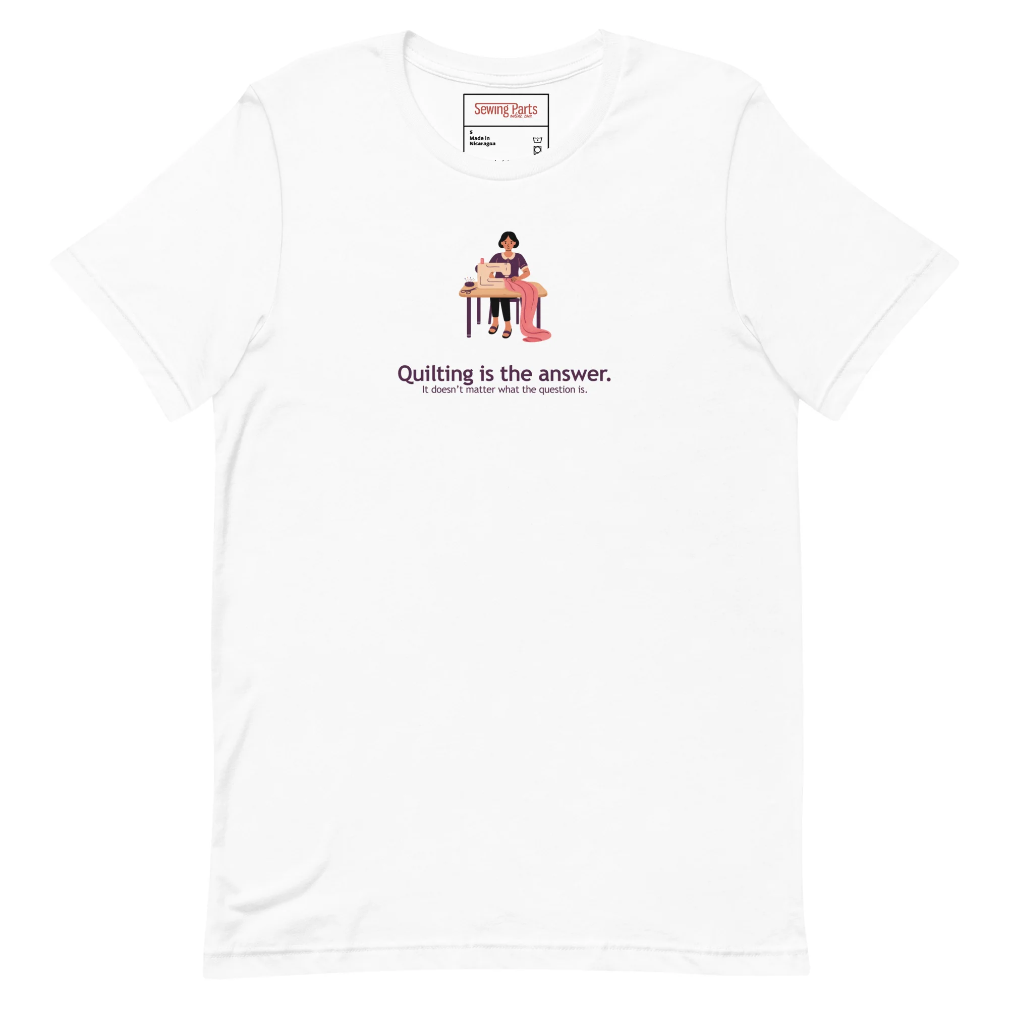 Quilting Is The Answer Unisex T-Shirt