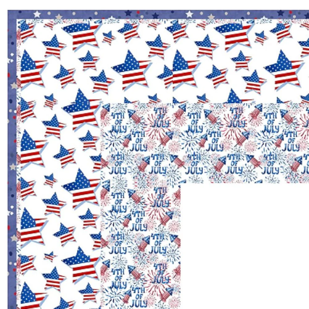 Red, White, BOOM Wall Hanging 42" x 42" - Image 2