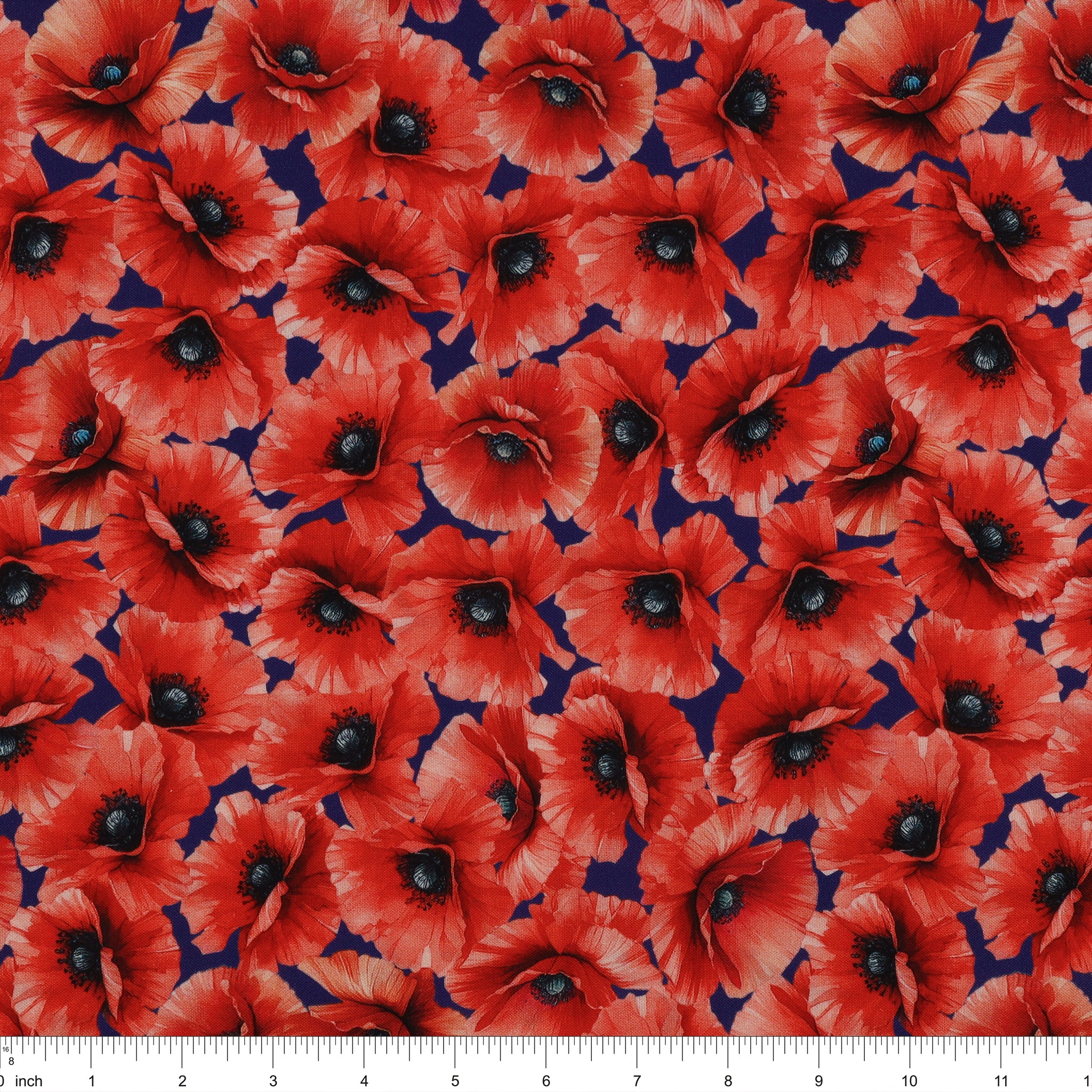 Red, White & Sweet Fabric Collection - Poppy Celebration Red - Image 3