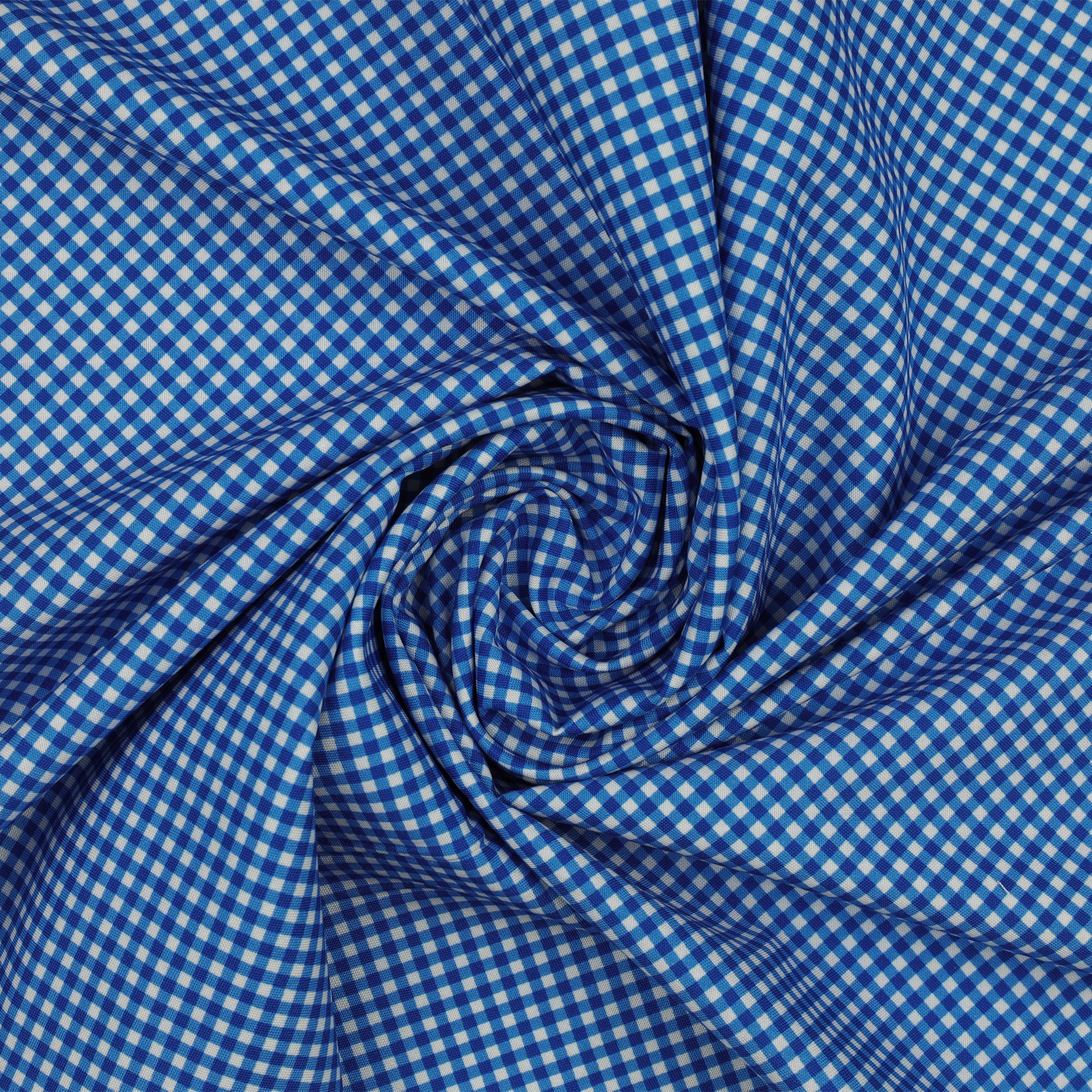 Red, White & Sweet Fabric Collection - Sweet Gingham Dark Blue - Image 2