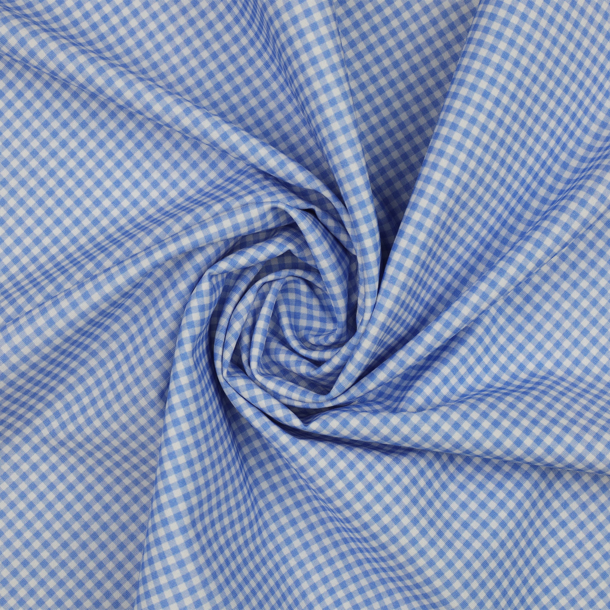 Red, White & Sweet Fabric Collection - Sweet Gingham Light Blue - Image 2