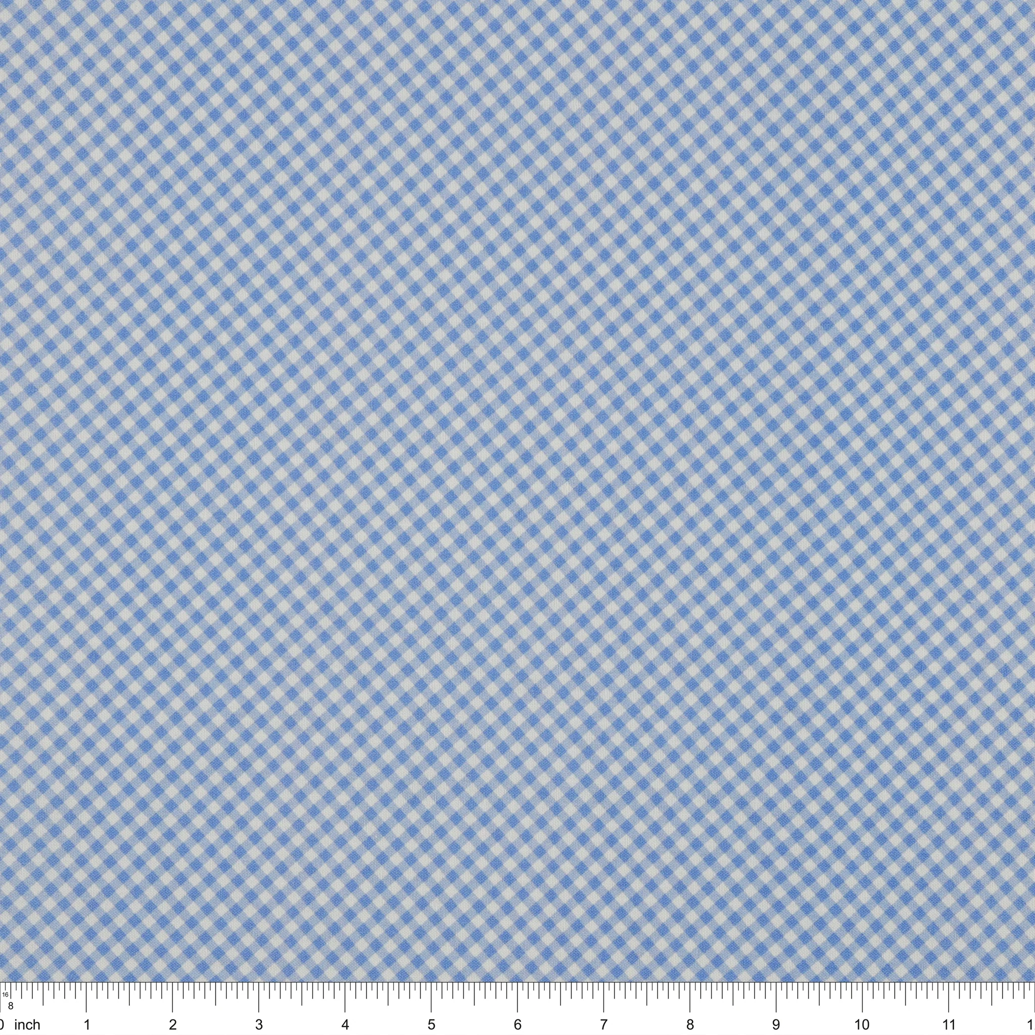 Red, White & Sweet Fabric Collection - Sweet Gingham Light Blue - Image 3