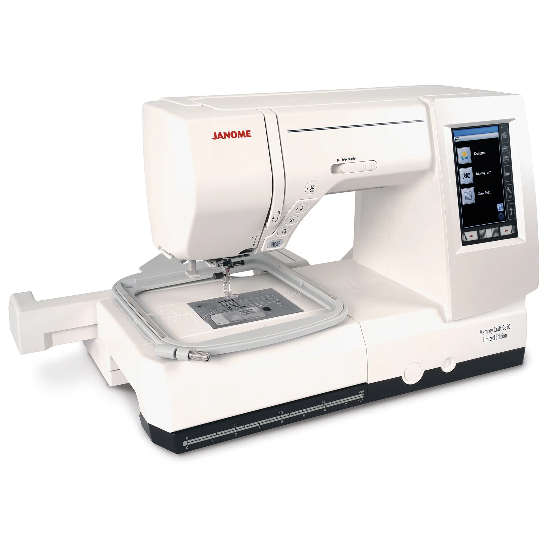 Janome Memory Craft 9850 Limited Edition Sewing & Embroidery Machine w/ FREE Bonus Bundle - Image 6