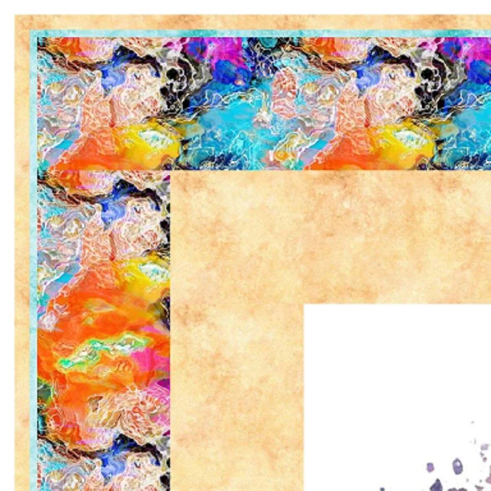 Retro Beach Heart 2 Wall Hanging 42" x 42" - Image 3