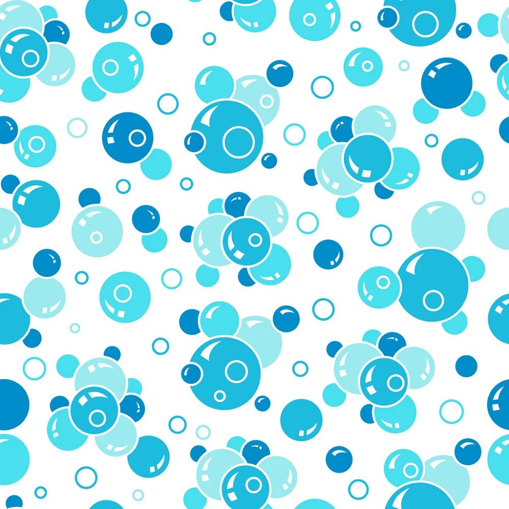Retro Boiling Bubbles Fabric