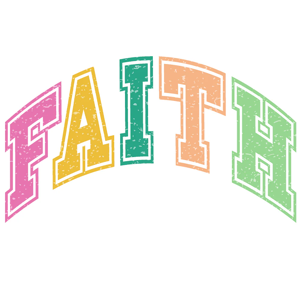 Retro Faith Fabric Panel
