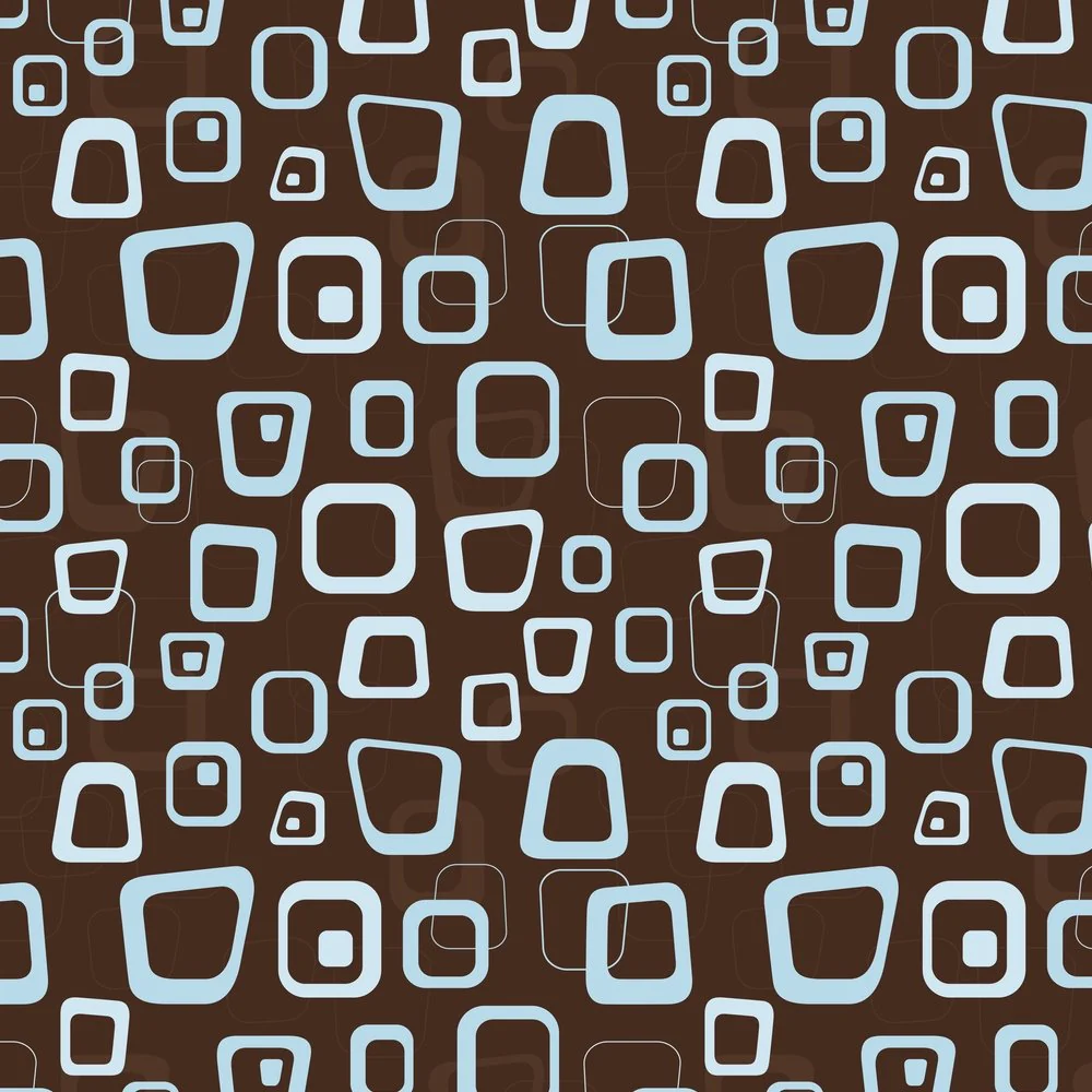 Retro Parallelogram Fabric