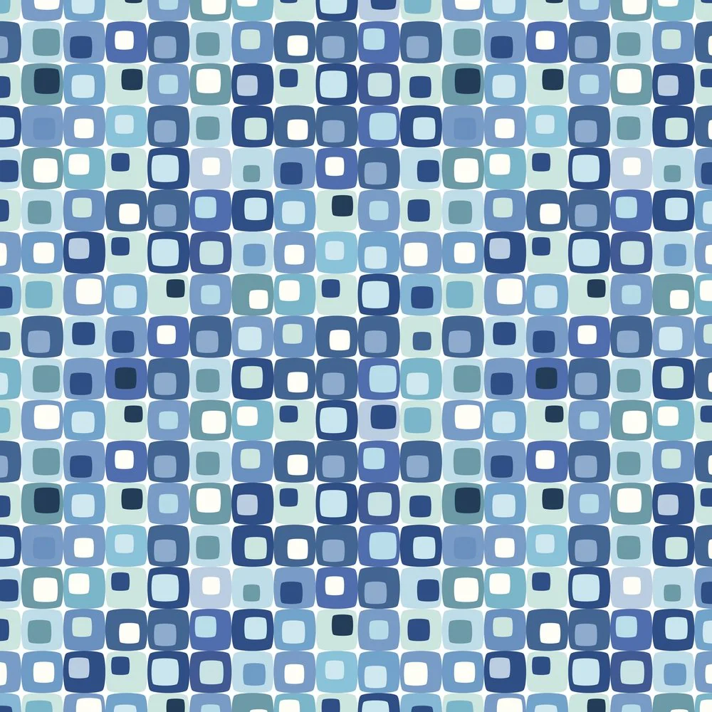 Retro Tiled Fabric
