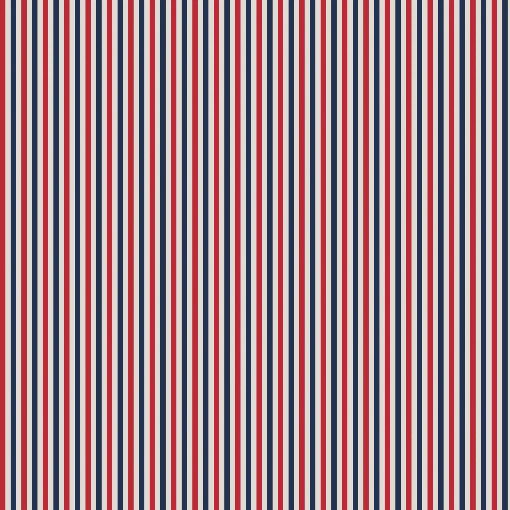 Riley Blake, 1/8" Striped Fabric Collection - Patriotic