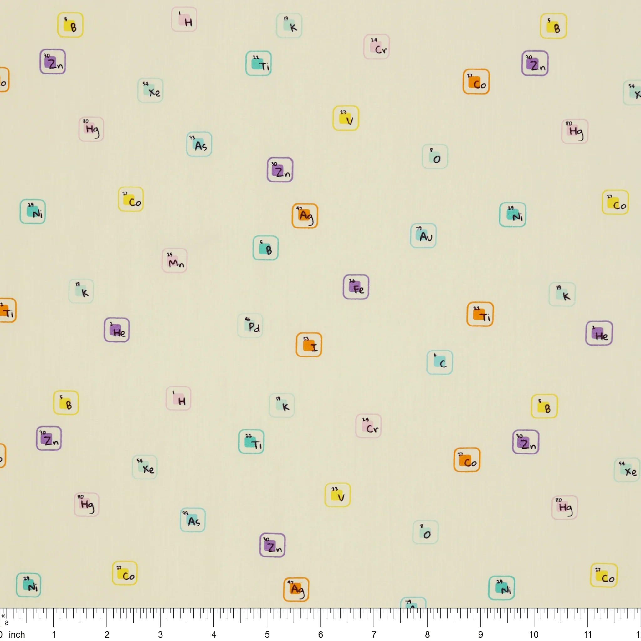 Rocket Science Fabric Collection - Periodic Universe - Image 3