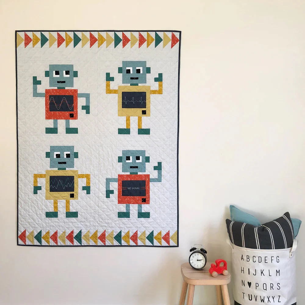 Rocking Robots Quilt Pattern - Image 3