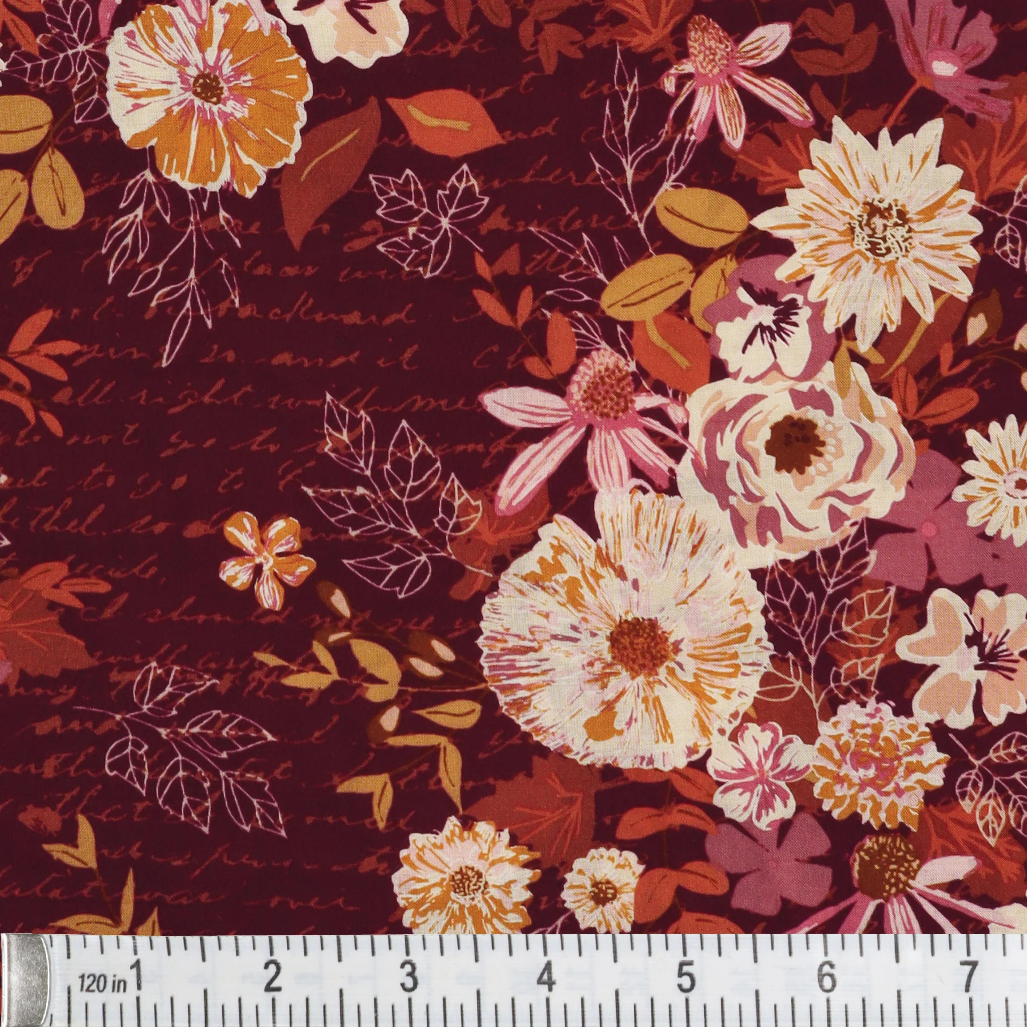 Romance Novel Picaresque Fabric in Rayon - Image 3