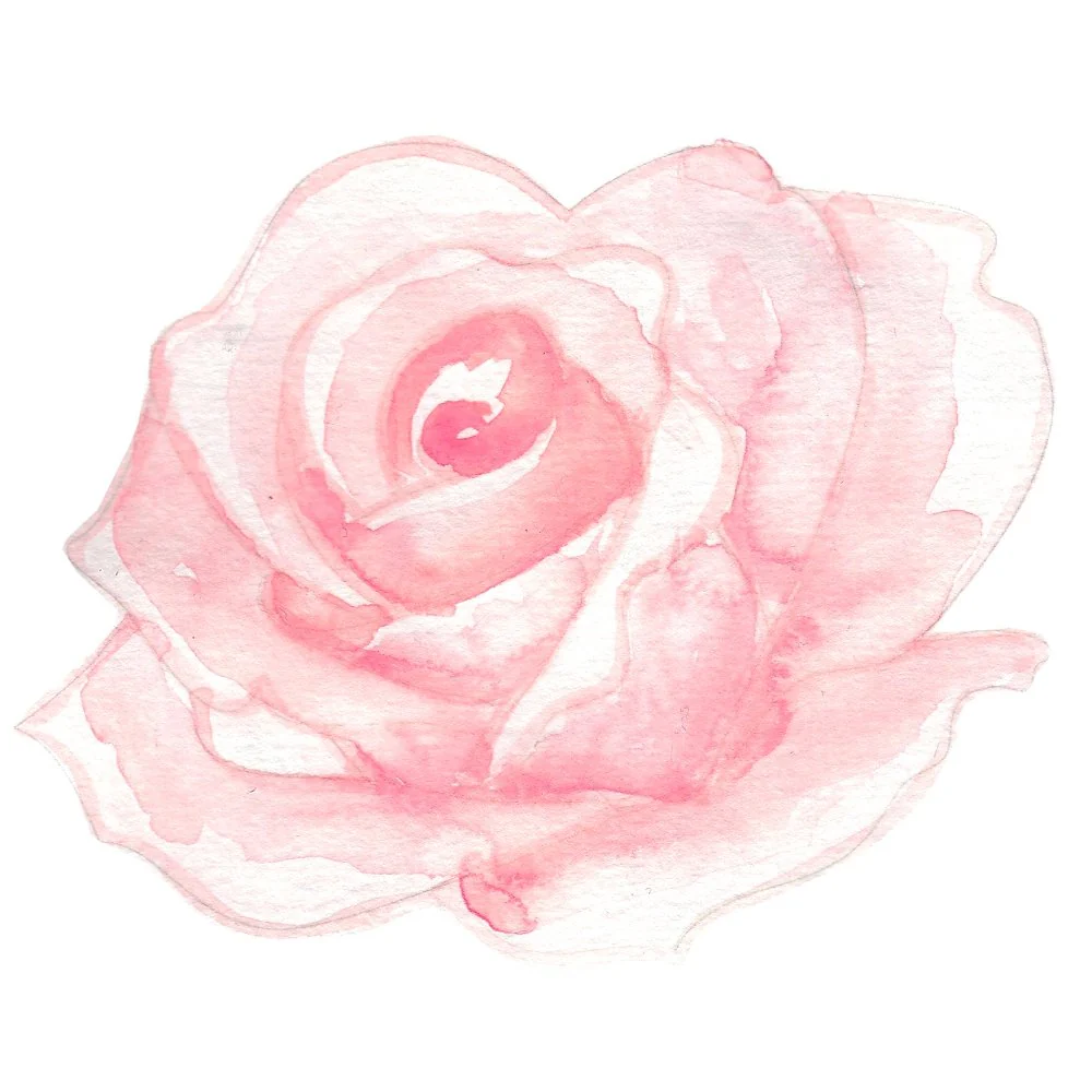 Romantic Bouquets Rose Fabric Panel