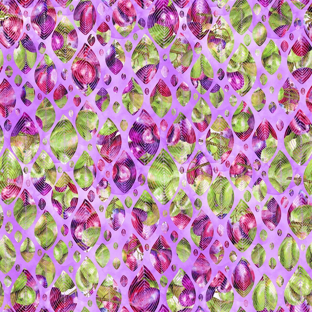 Rose and Wine Pattern #1 Fabric