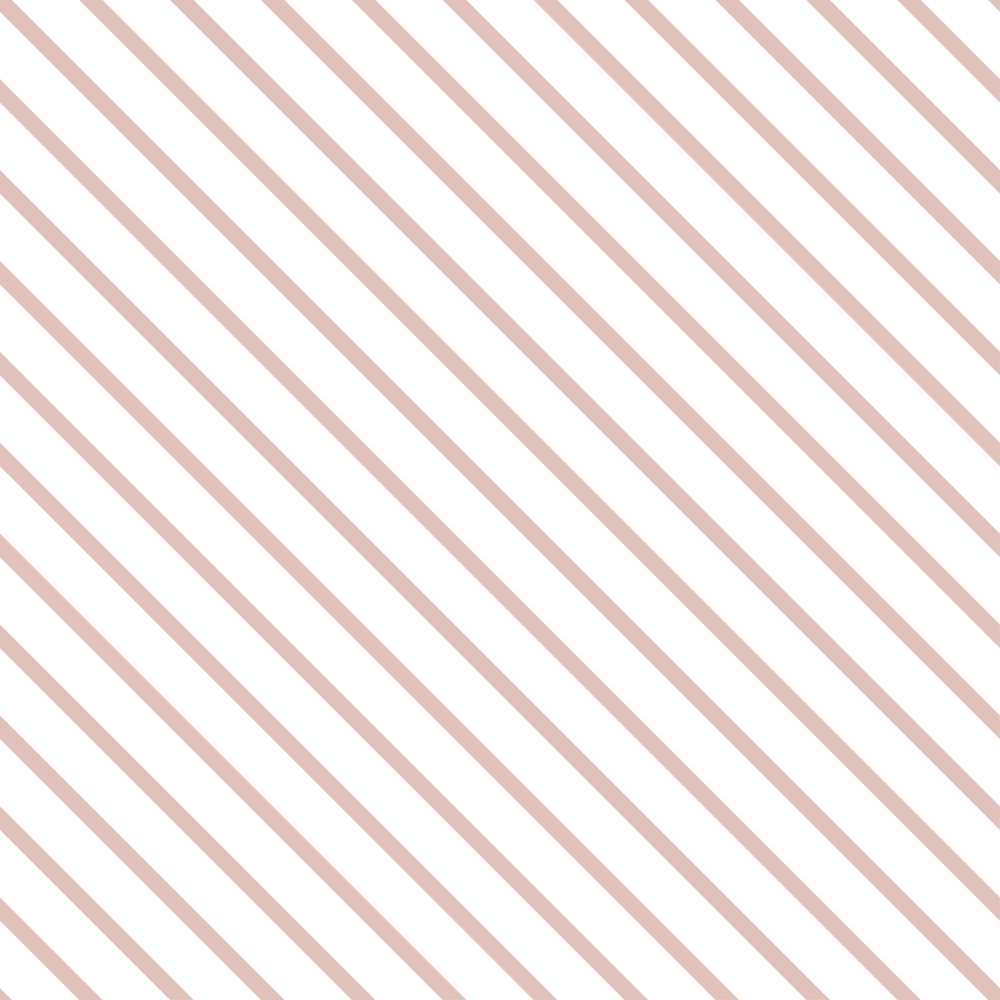 Rose Gold Diagonal Stripes Fabric