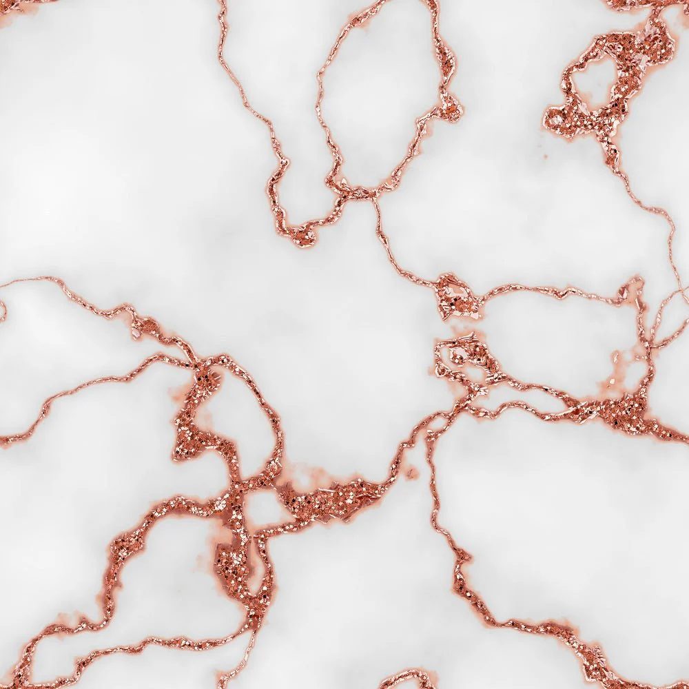 Rose Gold Marble #7 Fabric