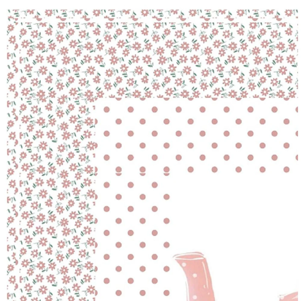 Rosey Tea Time Wall Hanging 42" x 42" - Image 3