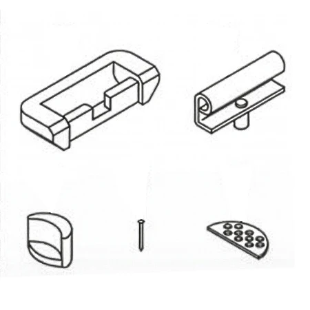 Rubber Hinge Assembly, Juki #40137214